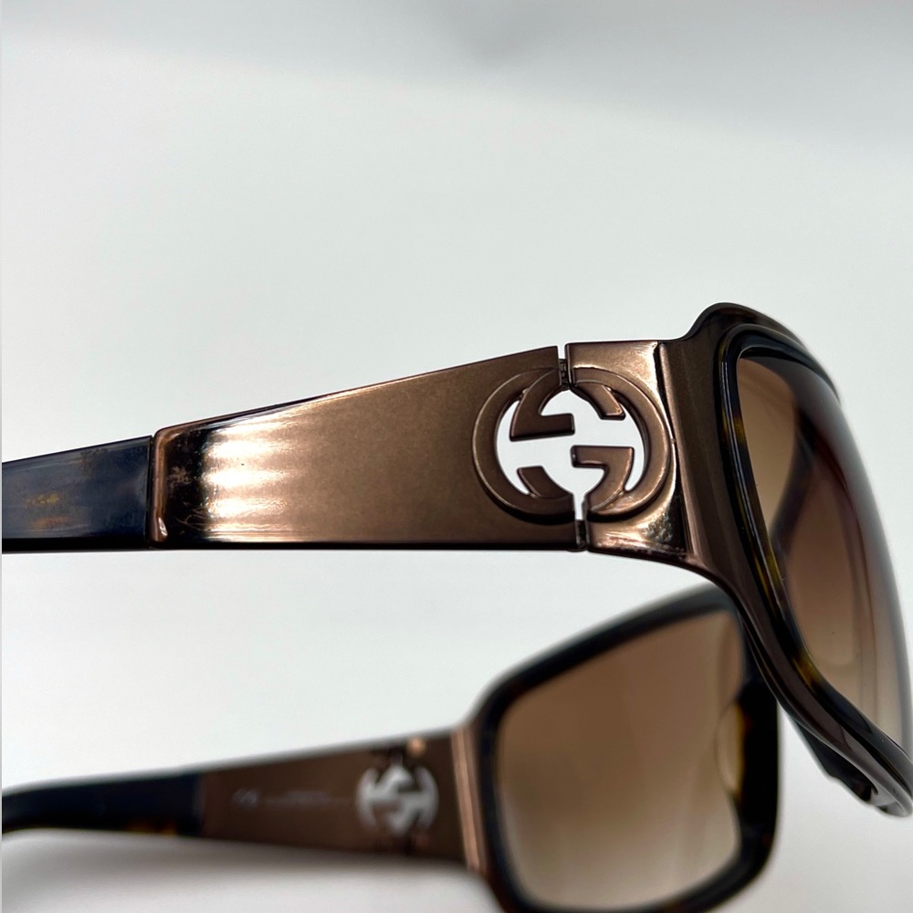 Vintage Gucci Bronze and Black Sunglasses - Picture 4 of 11